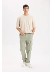 Defacto Relax Fit Trousers Straight Leg with Cargo Pockets D5967Ax25Sp