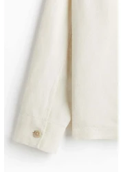 H&M Regular Fit Linen-blend overshirt