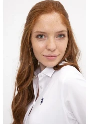 U.S. Polo Assn. Women's White Shirt