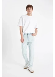 Defacto بنطلون جينز ضيق بقصة ضيقة وخصر عالي من التسعينيات D1820ax24sm