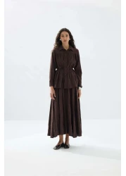 Tailors Room Kraşlı Shirt Suit - Bitter Coffee