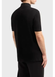 Armani Exchange تي شيرت رجالي بياقة بولو - قطن 100%، مقاس عادي XM 000330 AF10366U