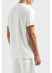 Armani Exchange Armani Exchange Cotton Embossed Logo Printed Regular Fit Cycling T-Shirt Men Xm000