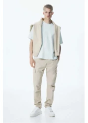 H&M بنطلون كارجو بقصّة Slim Fit