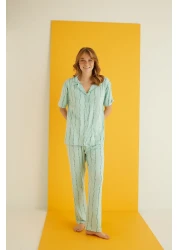 ELİTOL Bamboo Buttoned Pajama Set