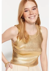  Collection Gold Leaf Thin Blouse Twoss23Bz00693