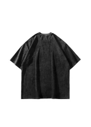 Sekizbiraltı Friends Printed Oversize Unisex Washable Black Tshirt