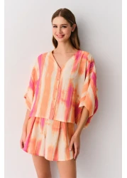 Suwen Cosmopolitan Masculine Shorts Pajama Set