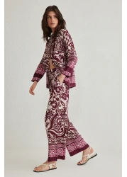  Collection Pink Woven Bottom-Top Suit Twoss24Au00082