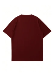 Mad&Calf تي شيرت كبير الحجم مطبوع برقبة دائرية للجنسين من تيدي بوي