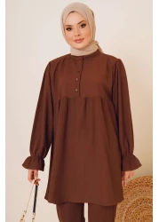 VOLT CLOTHİNG Women's Button-Front Wrapped Double Suit