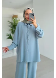 Ka Hijab Blue Pearl Set