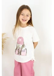 Çocuksan Baby&Kids Wear Girl Printed Waiter Girl Child Set