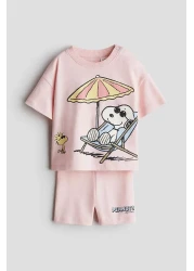 H&M 2-piece printed cotton set