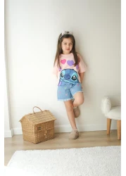 SANTRALBEBE Girl's Shorts Kuromi Printed Suit