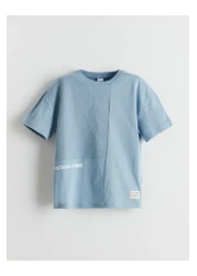 LC Waikiki Crew Neck Printed Boys' T-Shirt and Shorts Pack of 2