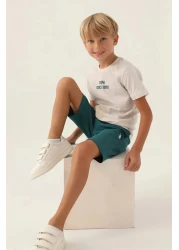 U.S. Polo Assn. بدلة برمودا للأولاد مرخصة منذ الحجر