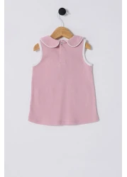 U.S. Polo Assn. يو اس بولو اسنفستان طفلة وردي