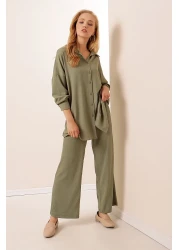 Bigdart 5858 Knitted Double Set - Çağla