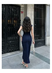 Viskosa VISCOSA الأناقة غير الرسمية: فستان الدنيم الحديث