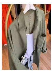 Durmaz women's oversize linen shirt new season summer linen shirt