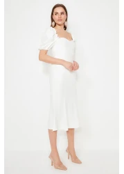  Collection Bridal White Woven Evening Dress Night Graduation Dress Tprss21El0053