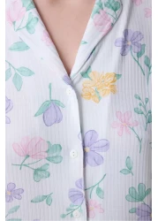 Penti طقم بيجامة متعدد الألوان بنطلون قميص Love More