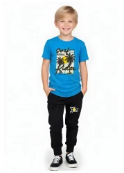 FYK KİDS Boy's 3-Piece T-Shirt-Training Suits