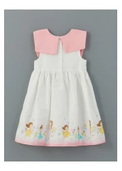 LC Waikiki Crew Neck Ribbon Detailed Girl's Dress (S5)