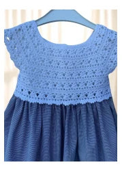 R&S Summer Children's Dress Is Hand Knitted