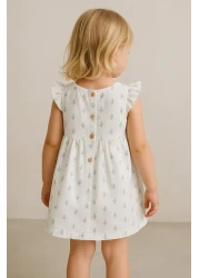 U.S. Polo Assn. U.S. Polo Assn. Baby Girl Ecru Dress