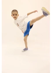 BALKABAĞI Catch Me Bro Boy's Summer Shorts Suit (2-9 Years) Mtye0063