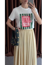 HAZELANNA Sardinies Wild White Tshirt