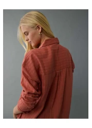 American Eagle Ae Perfect Button-up Shirt