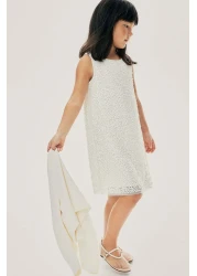 H&M Sequined A-line dress