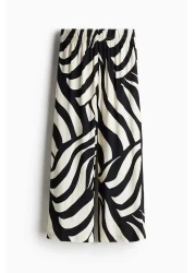 H&M Cropped pull-on trousers