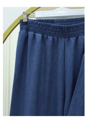 Modamorfo طقم كيمونو برباط مزدوج من الأمام مع بنطلون