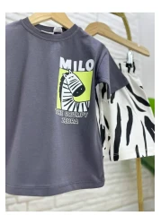 Monila Boy's Printed Cotton Shorts Underwear Set