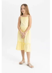 Defacto Girl's Strap Dress B4466A824SM