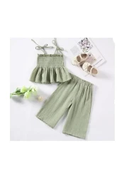 My Kids Wear Ruffle Detailed Girl's Suit