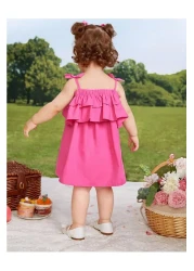 ASIA GİYİM Girl's Strap Summer Dress - Stylish and Comfortable