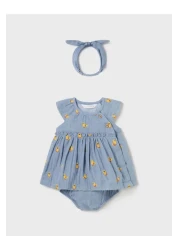Mayoral Baby Girl Dress - Newborn Bandana 1806