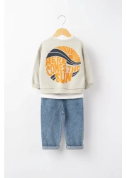 Banamio Dylan 3-piece Cotton Set - Back Print Detail