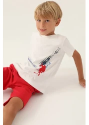 U.S. Polo Assn. US Polo AssnBoy's Crayons Art Licensed T-shirt-Shorts Set