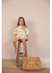 OhlalaKoala Cherry Printed Shorts Set