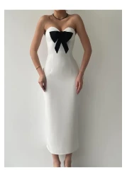 JANES فستان هارفوي بدون حمالات