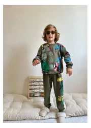 YİGİT BUTİK Yigit Boutique Character Printed Boy Suit