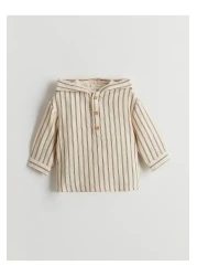 LC Waikiki سويت شيرت وسروال للأولاد الصغار مع قلنسوة مكون من قطعتين