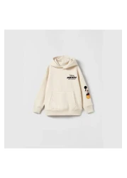 Soft kids مجموعة ملابس بغطاء للرأس للأطفال للجنسين من ميكي ماوس