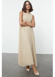  Modest فستان ملابس داخلية بيج مطوي - TCTAW25EB00089